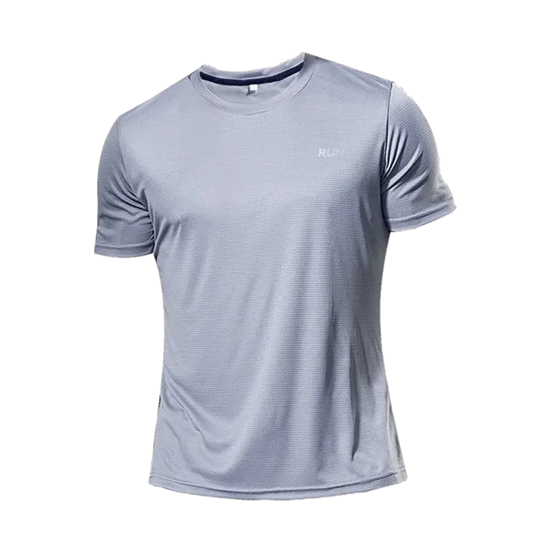 Mens Long and Short Sleeve Ice Silk Quick Dry Sports Top for Running Gym Hiking and Outdoor Training by Vimost Shop
