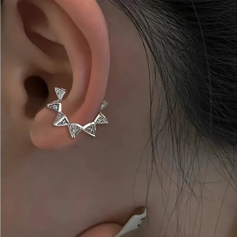 1 Pc 2025 Fashion Minilist No Piercing Ear Cuff Earrings for Woman Fake Piercing Earcuff Clips Earrings for Women Cuffs Jewelry by Maiden-Art