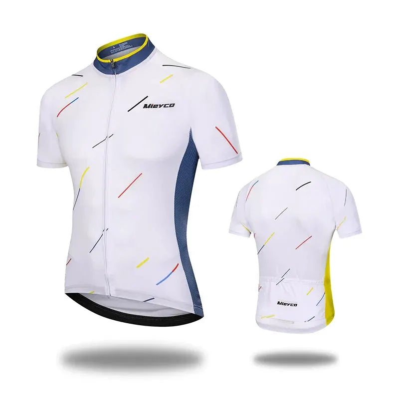 Men Short Sleeve Cycling Jersey Quick Dry Breathable Summer Road Bike Shirt by Vimost Shop