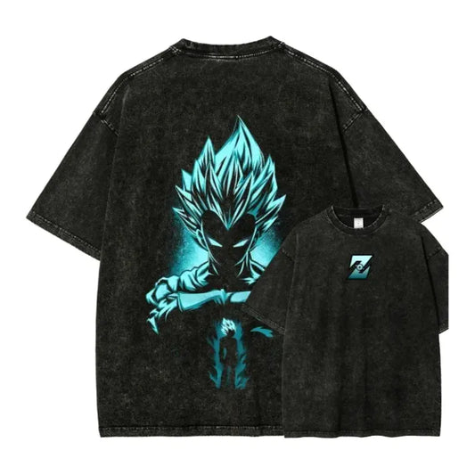 Anime Vegeta Majin Casual Oversized T-Shirt Harajuku Style by Vimost Shop