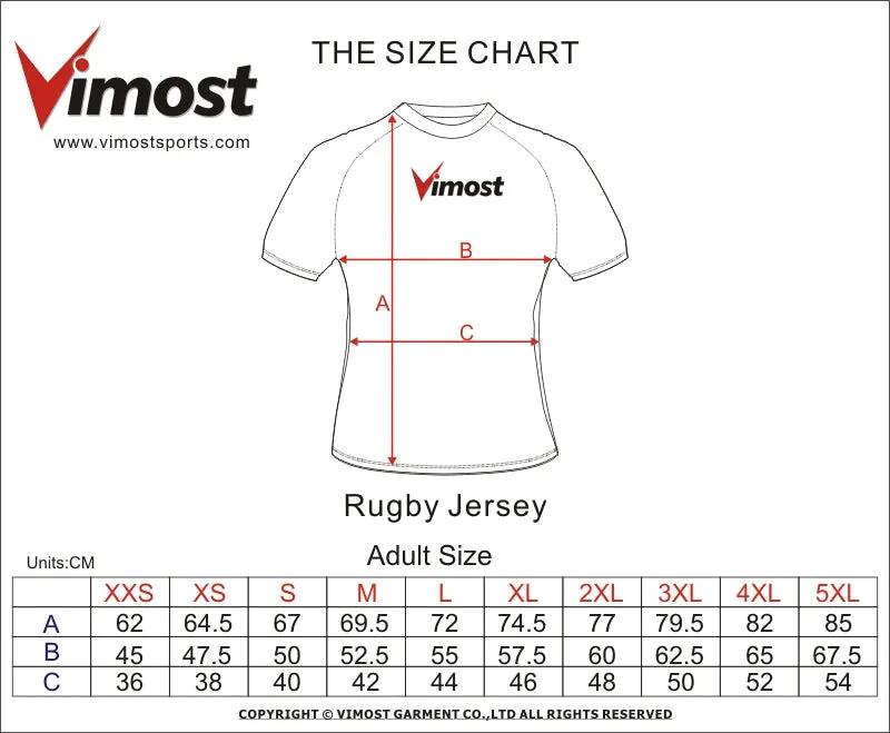 Custom Australia Club Match Rugby Jersey by Vimost Sportswear