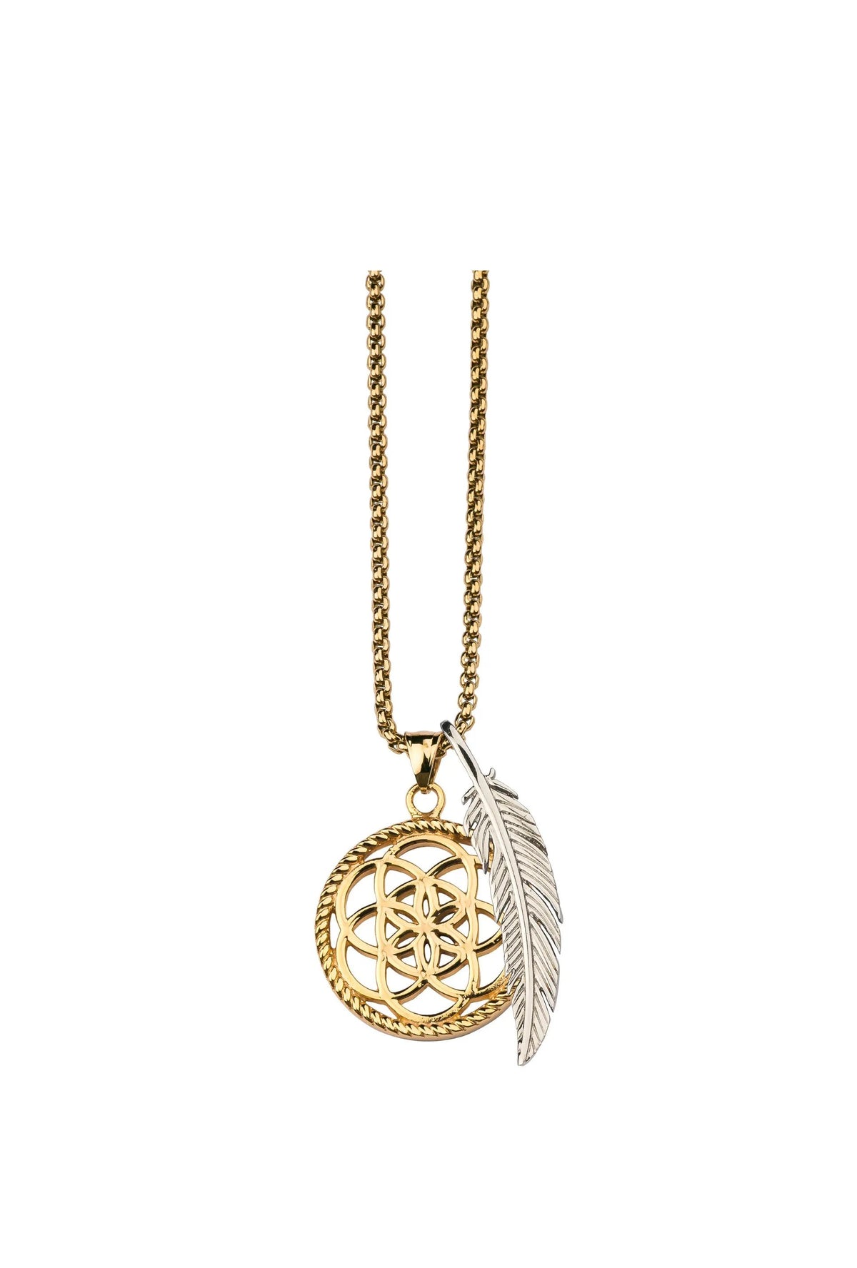 Dreamcatcher Ketting Flower Set TFS02GGS by Jwls4u
