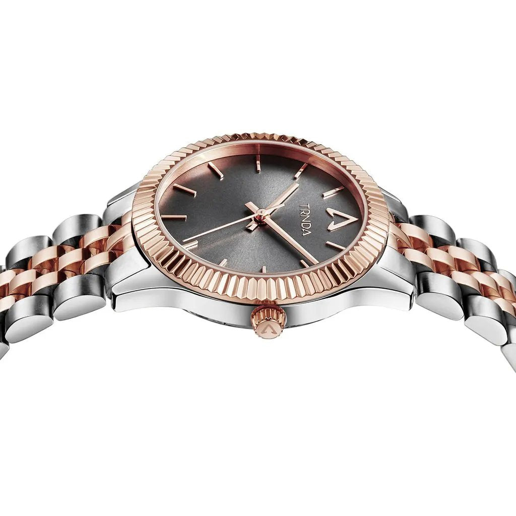 Trnda Women's Stainless Steel Watch, Gray Dial | Trn-032srg by TRNDA