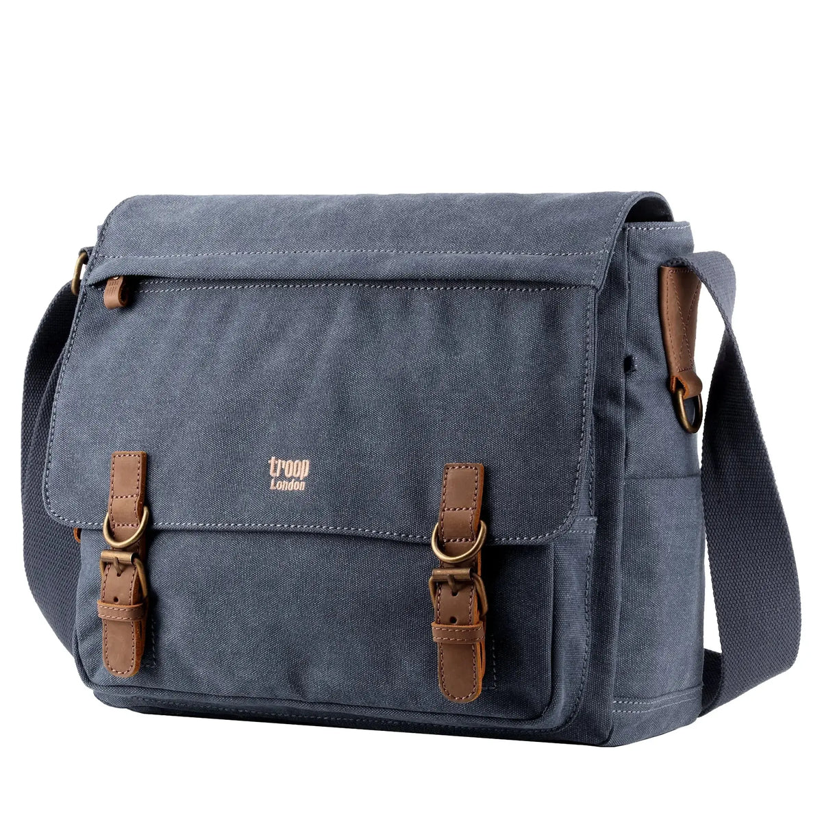 Canvas Laptop Messenger Bag | TRP0207 by Troop London