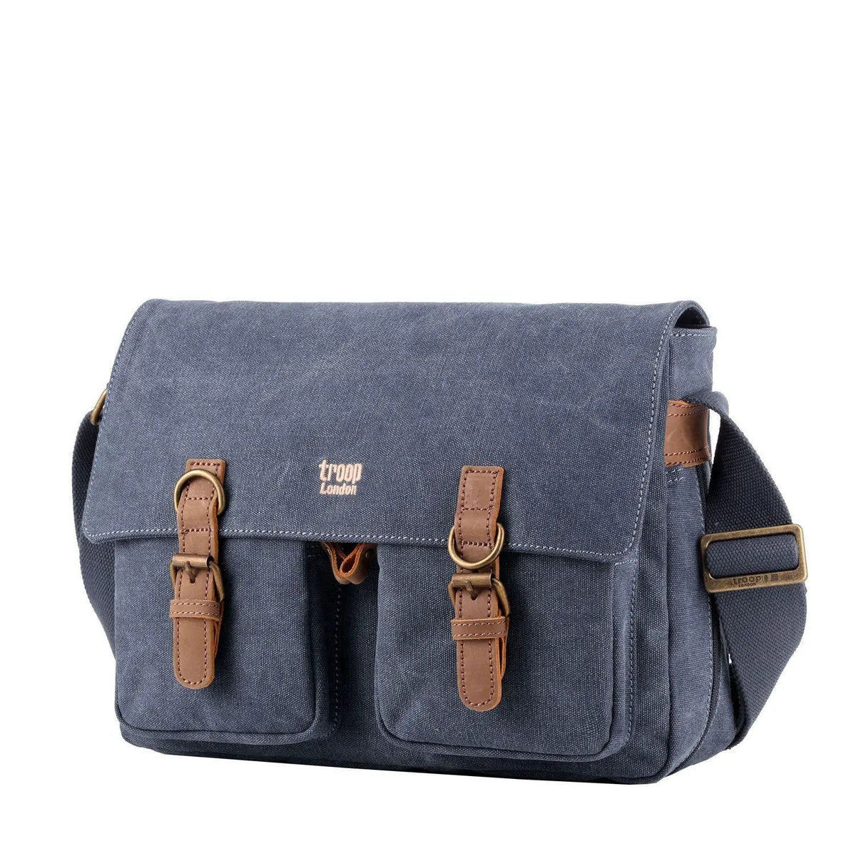 Classic Canvas Messenger Bag | TRP0210 by Troop London
