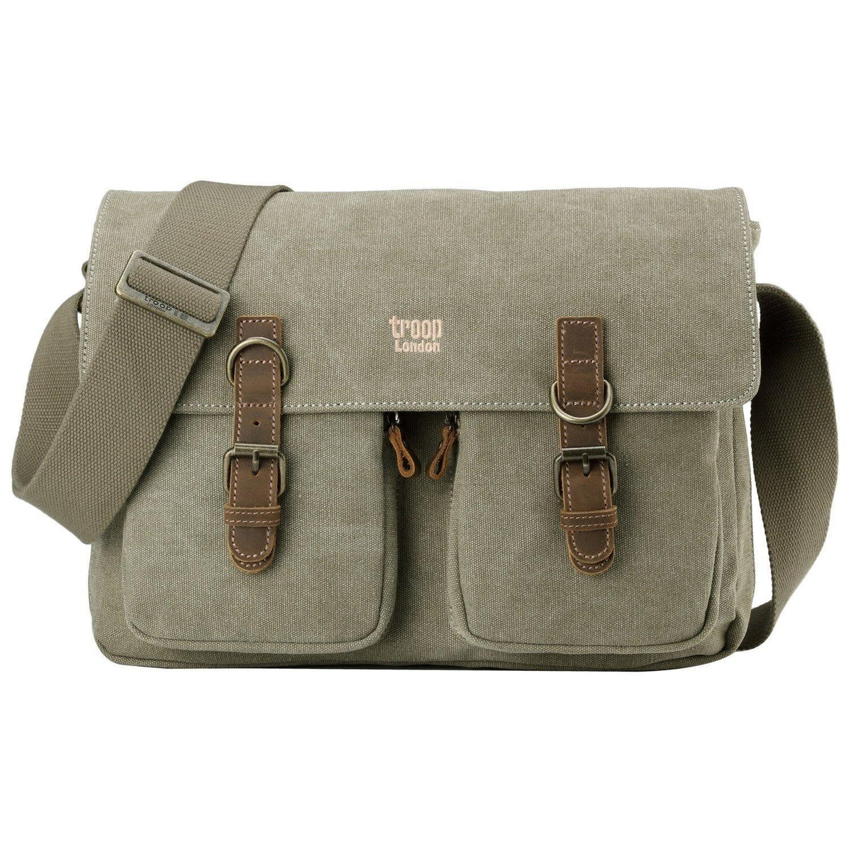 Classic Canvas Messenger Bag | TRP0210 by Troop London