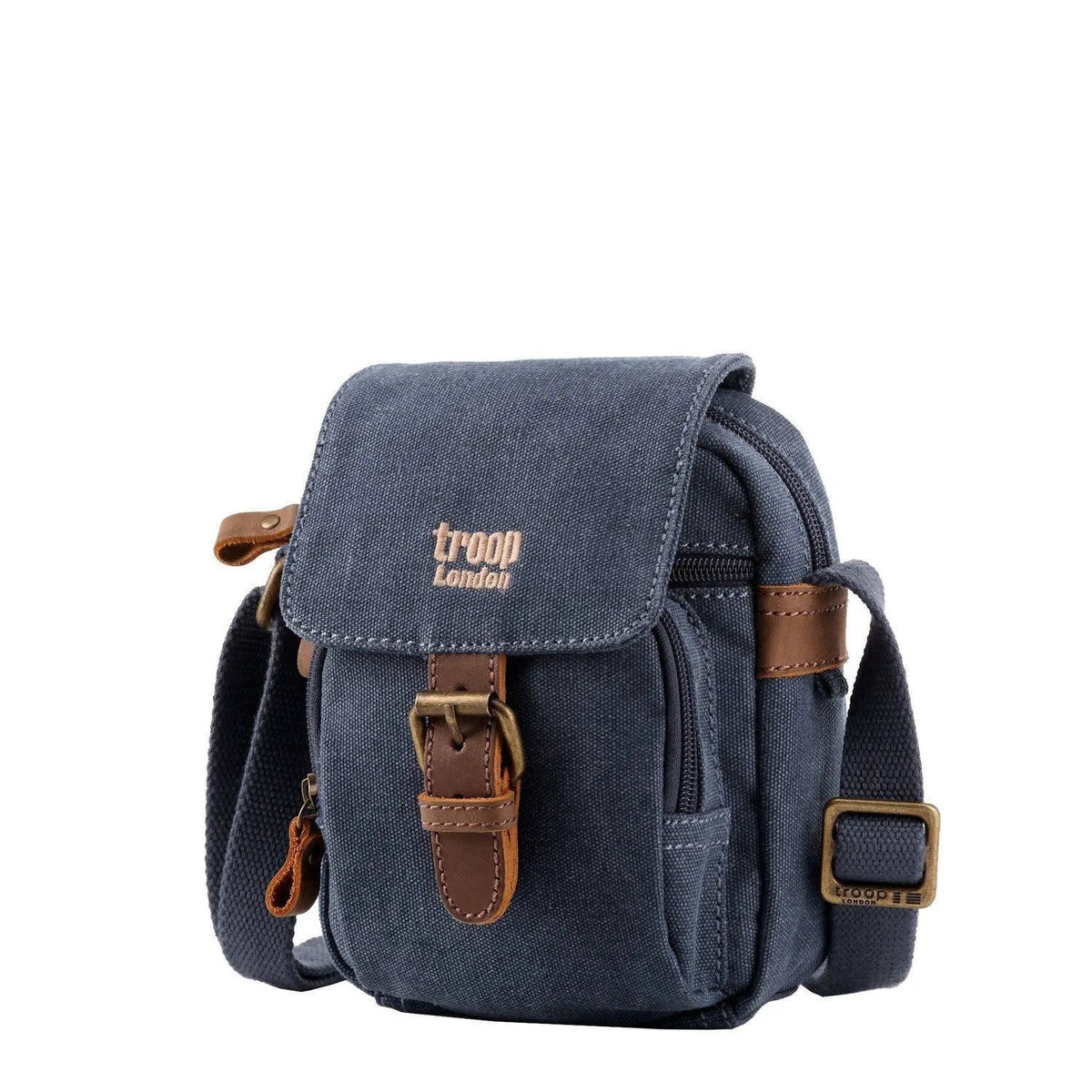 Mini Canvas Across Body Bag | TRP0213 by Troop London