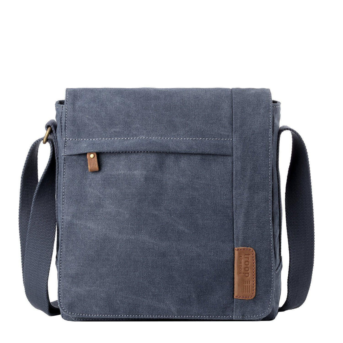Large Canvas Flap Across Body Bag | TRP0219 by Troop London