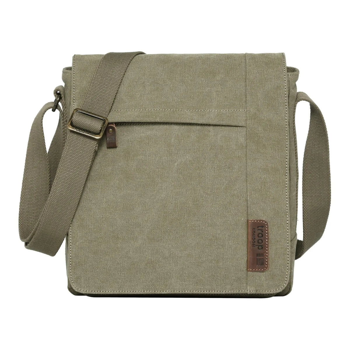 Large Canvas Flap Across Body Bag | TRP0219 by Troop London