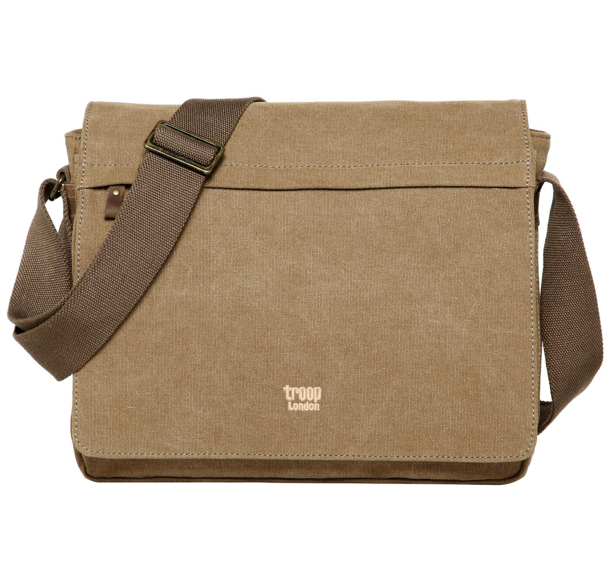 Canvas Laptop Messenger Bag 16.5 Inch | TRP0240 by Troop London