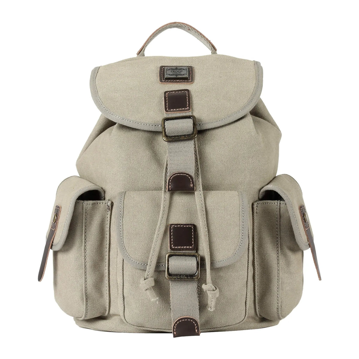 Classic Canvas Drawstring Backpack | TRP0269 by Troop London