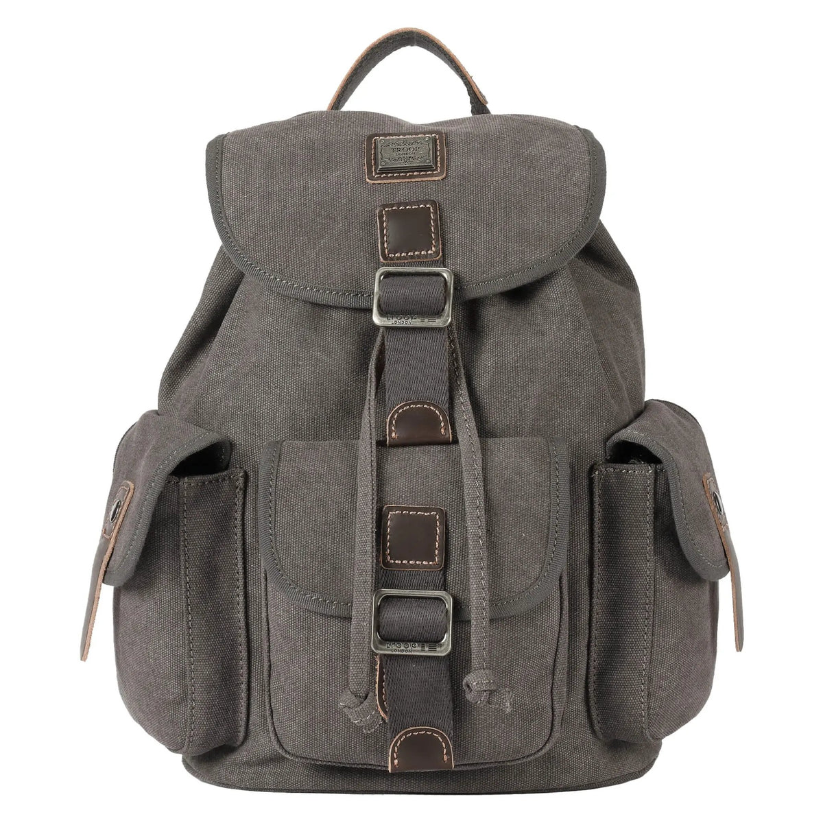 Classic Canvas Drawstring Backpack | TRP0269 by Troop London