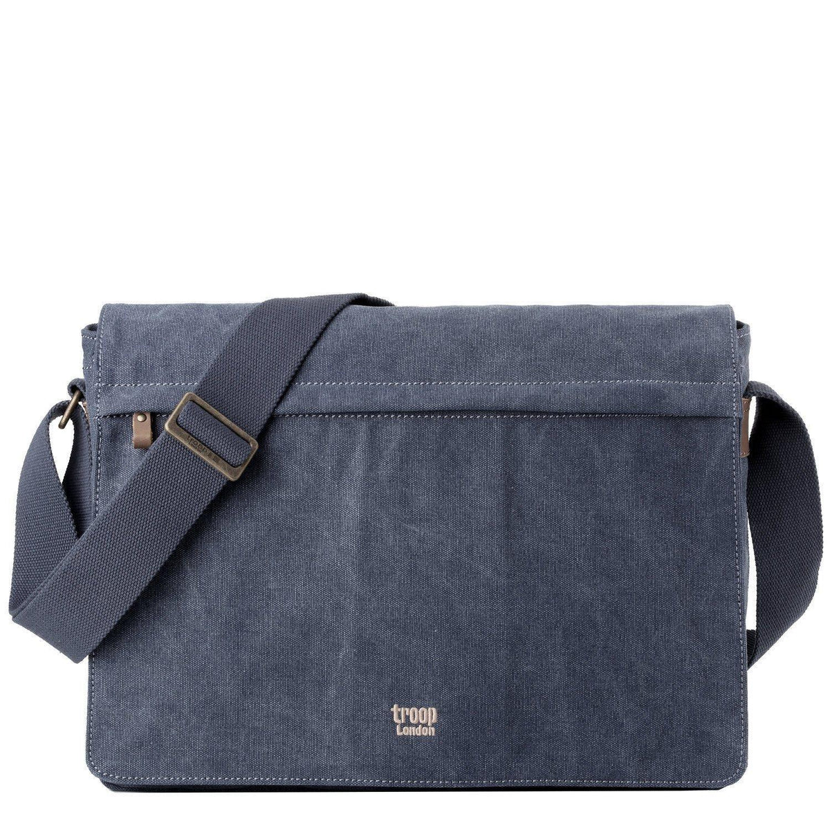 Canvas Laptop Large Messenger Bag 18 Inch | TRP0371 by Troop London
