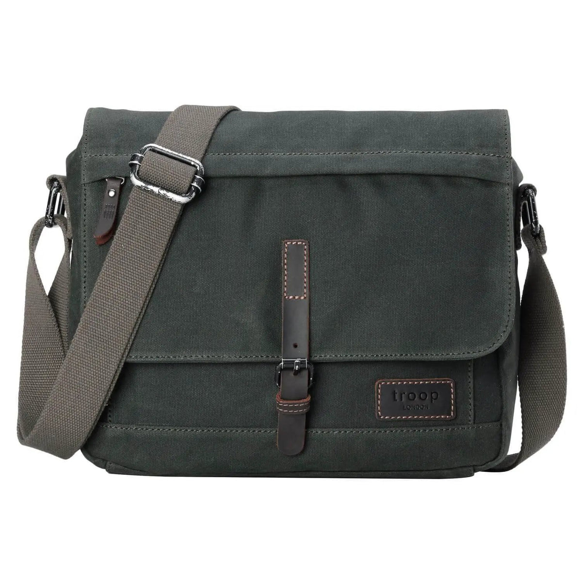 Heritage Waxed Canvas Messenger Bag | TRP0443 by Troop London