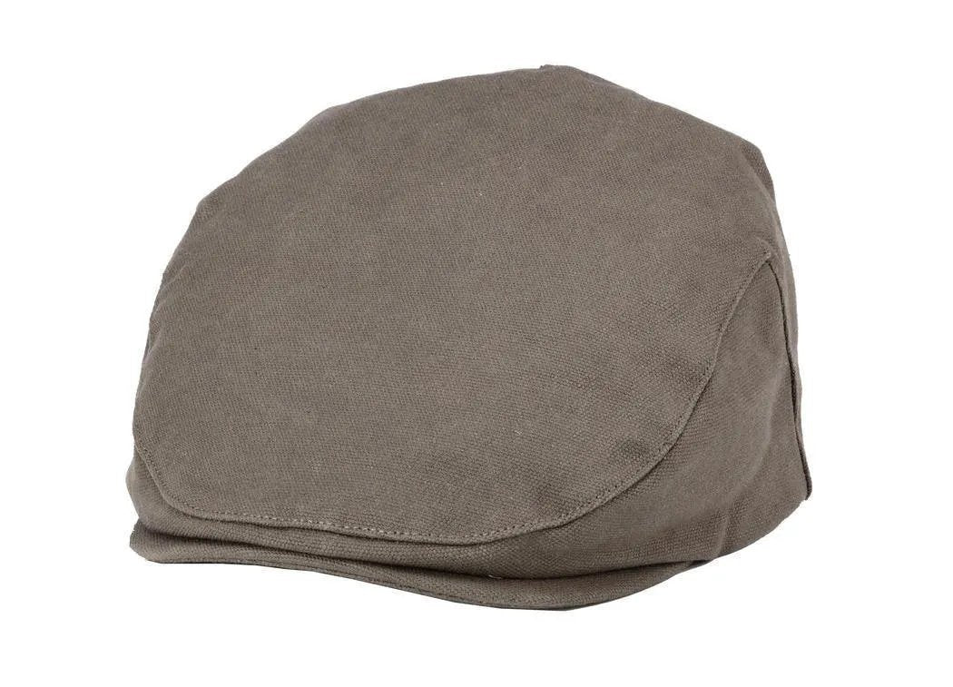 Waxed Canvas Flat Cap | TRP0503 by Troop London