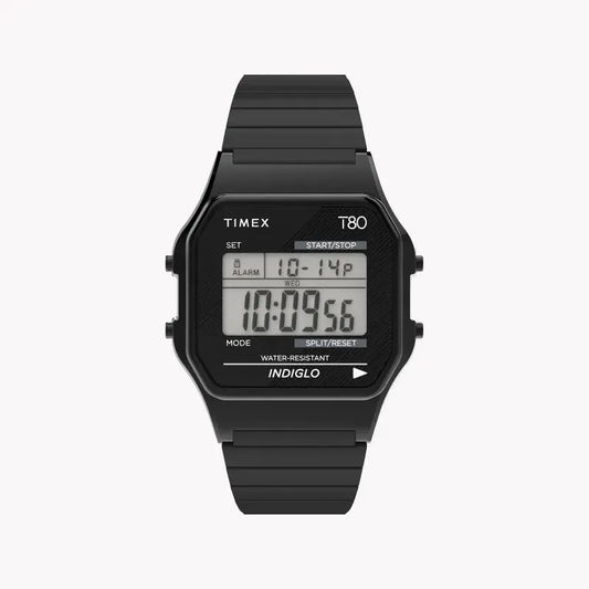 Timex Unisex Black Stainless Steel Watch, Digital Dial | Tw2r67000 by TIMEX