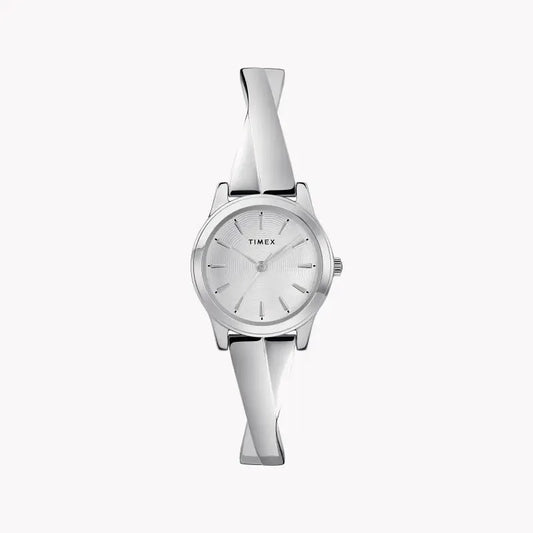 Timex Women's Silver Stainless Steel Watch, Silver Dial | Tw2r98700 by TIMEX