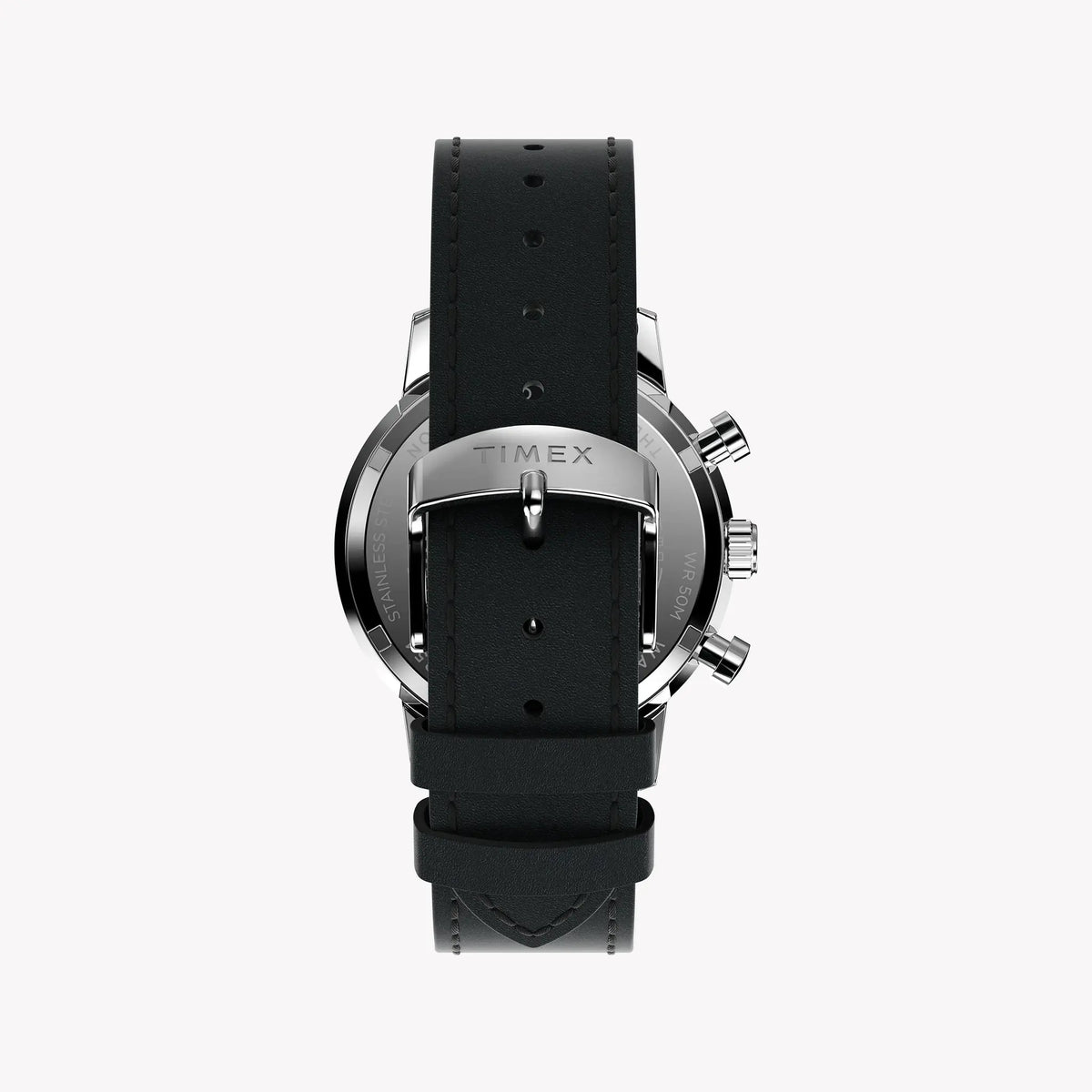 Timex Men's Stainless Steel, Black Leather | TW2W10300 by TIMEX