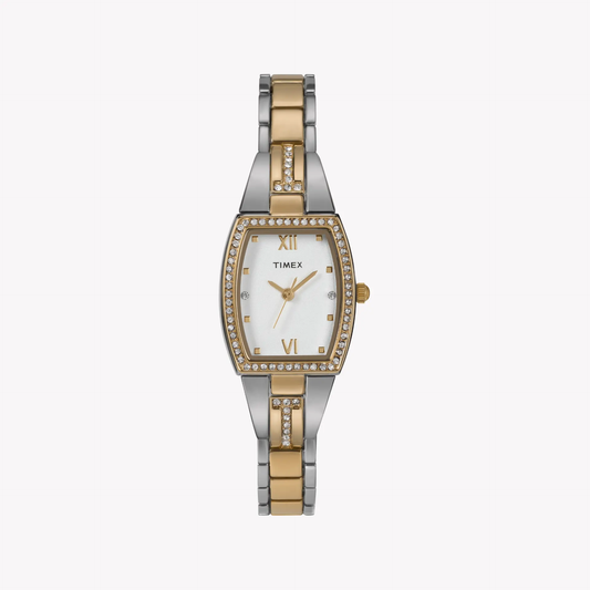 Timex Women's Silver & Gold Watch | Model Tw2w95800 by TIMEX