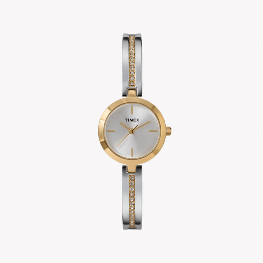 Timex Women's Gold/Silver Watch | Tw2w96200 by TIMEX