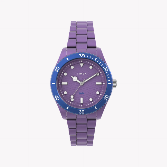 Timex Women's Purple Watch, Tide Ocean Plastic | Tw2y04800 by TIMEX