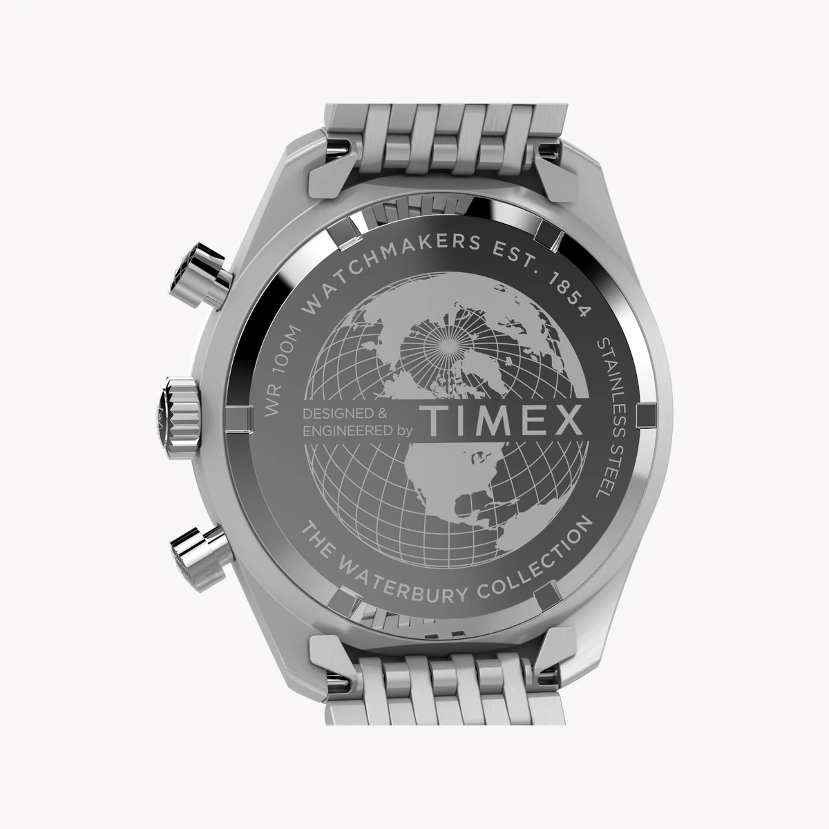Timex Men's Silver Stainless Steel Watch | Tw2y18500 by TIMEX