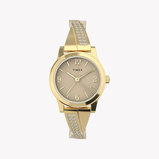 TIMEX Women's Gold-Tone Case, Gold-Tone Band | TW2Y39300 by TIMEX