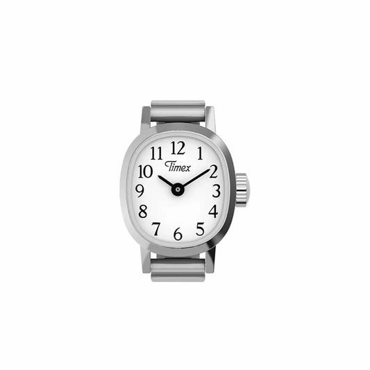 Timex Women's Silver-Tone Steel, White Dial | TW2Y70700 by TIMEX