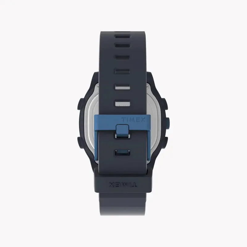Timex Unisex Blue Silicone Watch, Digital Dial | Tw5m35500 by TIMEX