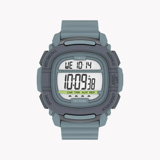 Timex Men's Blue Silicone Watch, Digital Dial | Tw5m35800 by TIMEX