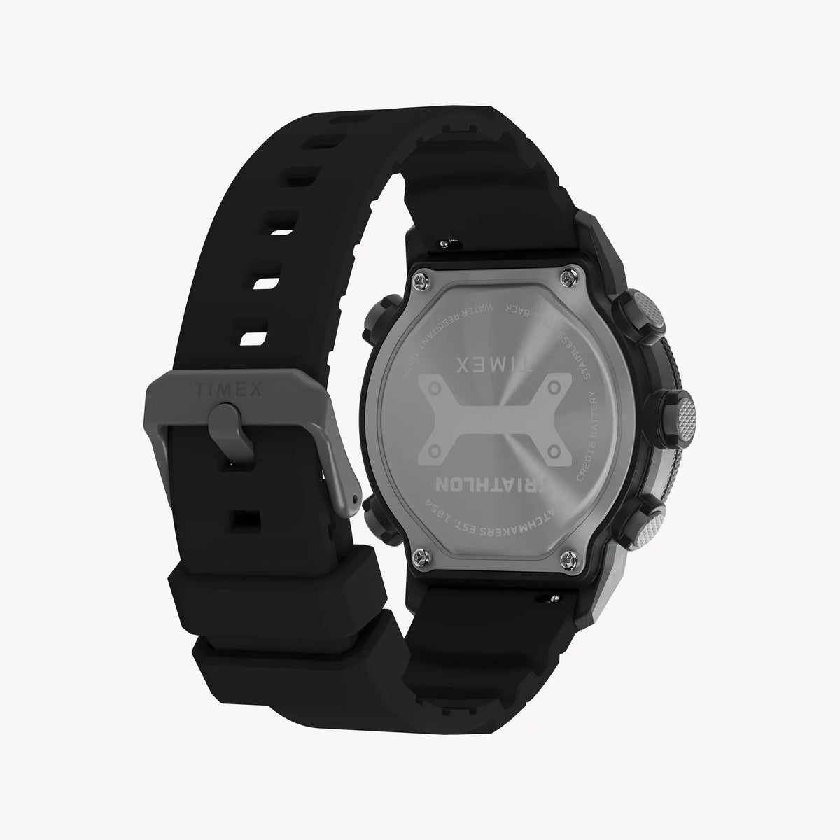 TIMEX Men's Black Digital, Black Silicone | TW5M66900 by TIMEX