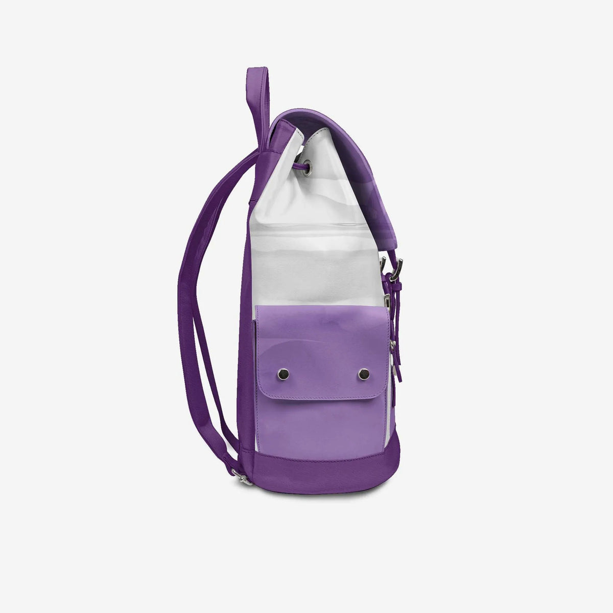 Violet & White Couture Eco Backpack – BYMANYC ® New York (Handmade in Italy) by BYMANYC ® New York