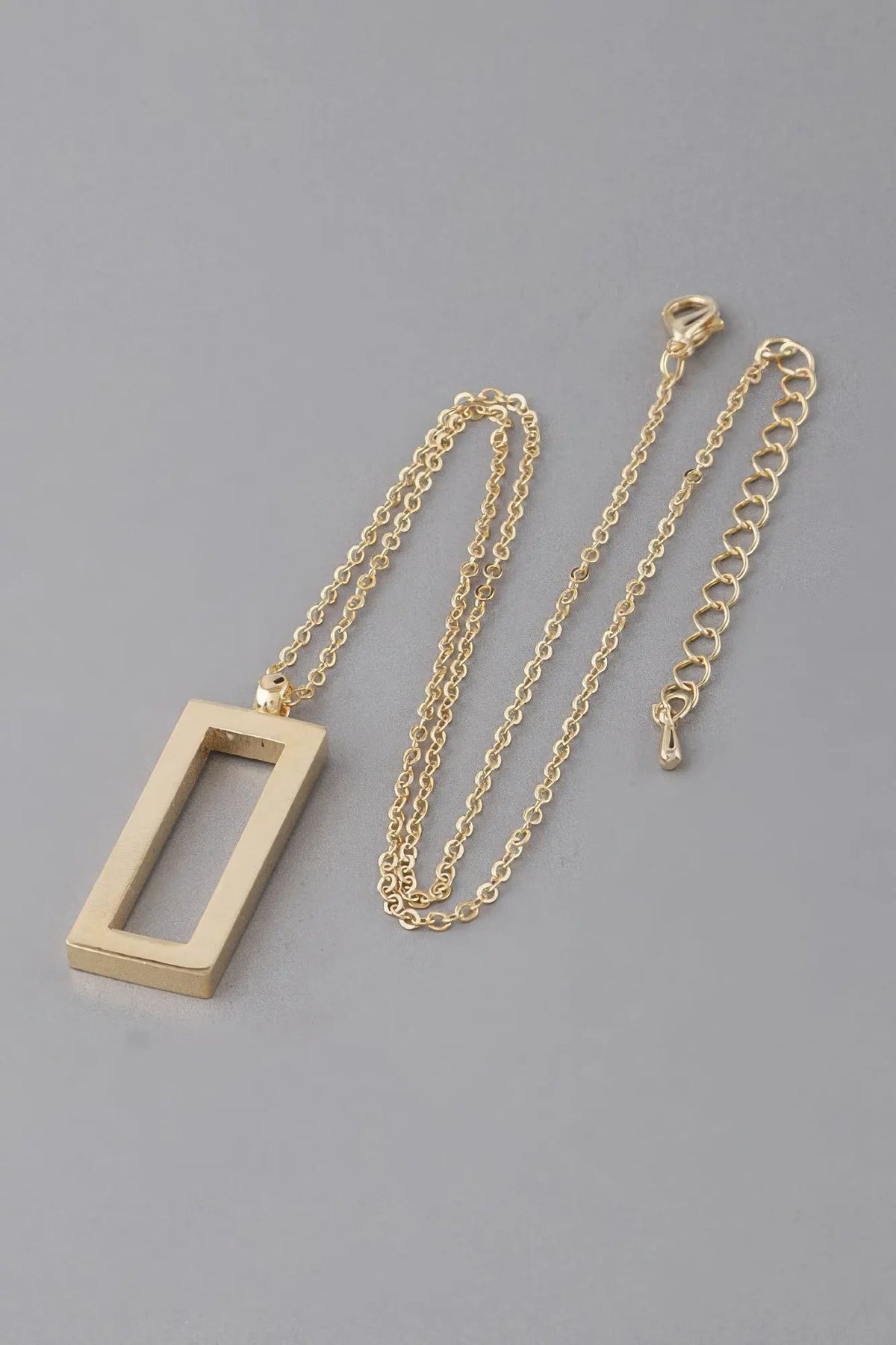 Women's Open Rectangle Pendant Necklace BYMANYC ® New York CONTEMPORARY VIBRANT MODERN FASHION - New Collection by BYMANYC New York