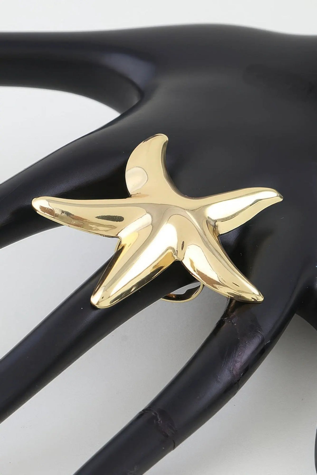 Women's Statement Ring Polished Starfish BYMANYC ® New York SLEEK OCEANIC CELESTIAL BAND - New Collection by BYMANYC New York