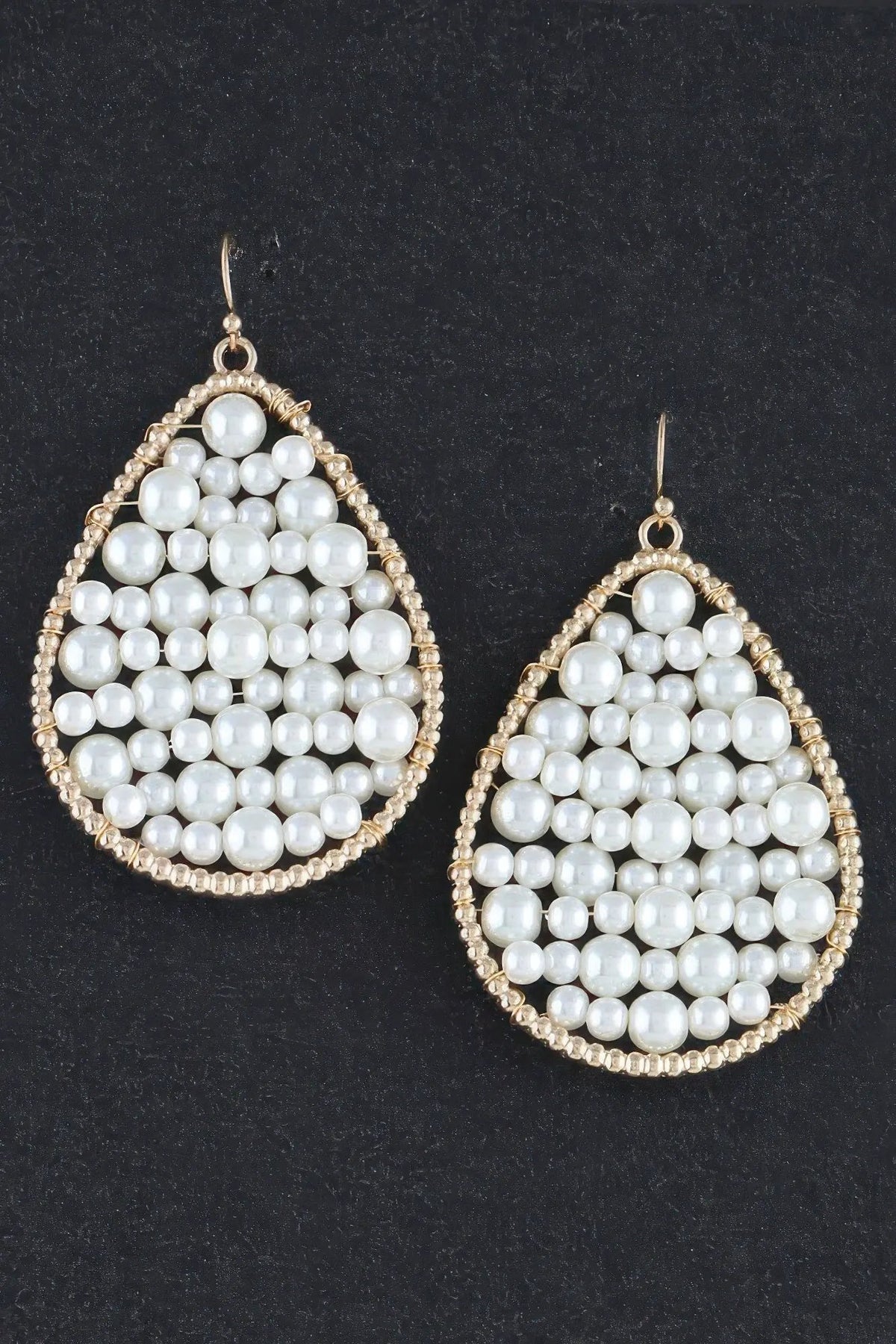 Women's Drop Earrings Pearls In A Teardrop BYMANYC ® New York ELEGANT SCULPTURAL PEARL DANGLE - New Collection by BYMANYC New York