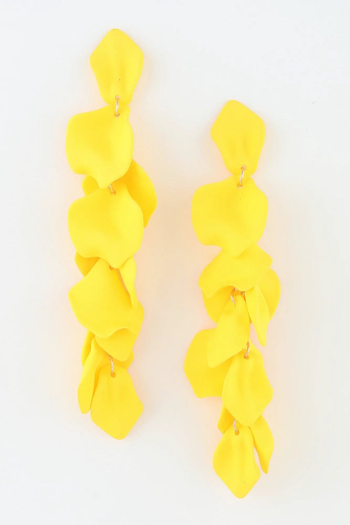 Women's Drop Earrings Bright Petal Blossom BYMANYC ® New York FLORAL SCULPTURAL STATEMENT DANGLE - New Collection by BYMANYC New York