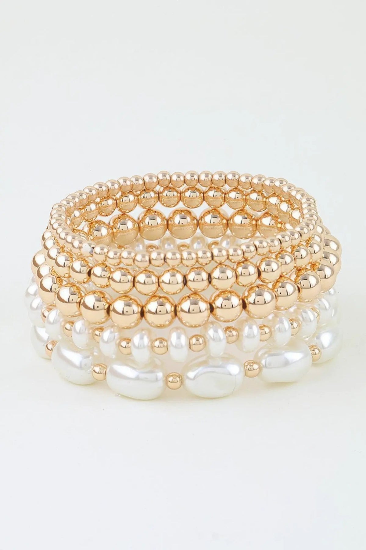 Women's Beaded Bracelet Multi Polished Stone BYMANYC ® New York COLORFUL STACKABLE STRAND BRACELET - New Collection by BYMANYC New York