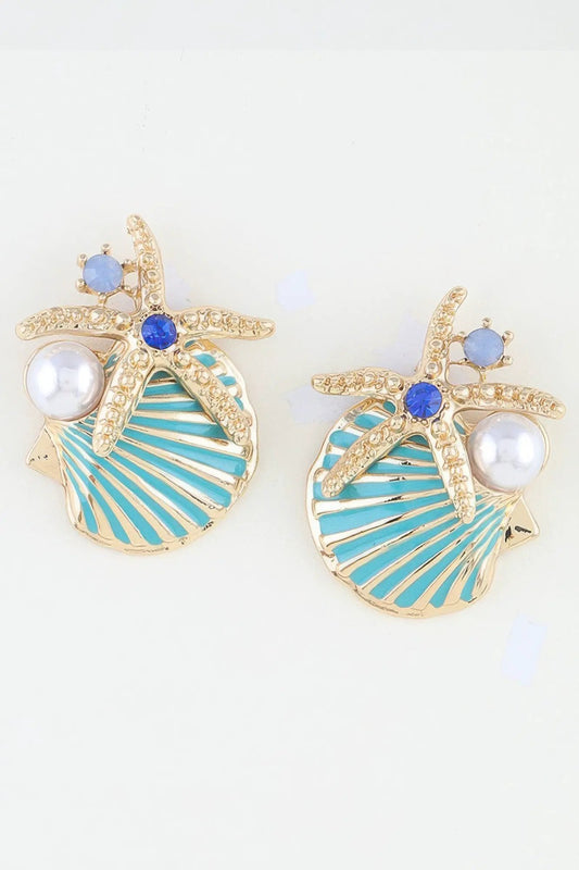 Women's Earrings Studs Starfish BYMANYC ® New York HAMPTONS SUMMER - New Collection by BYMANYC New York