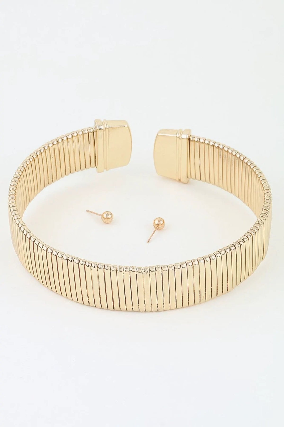 Women's Necklace Set Choker BYMANYC ® New York MADISON CUBIC BAR - New Collection by BYMANYC New York