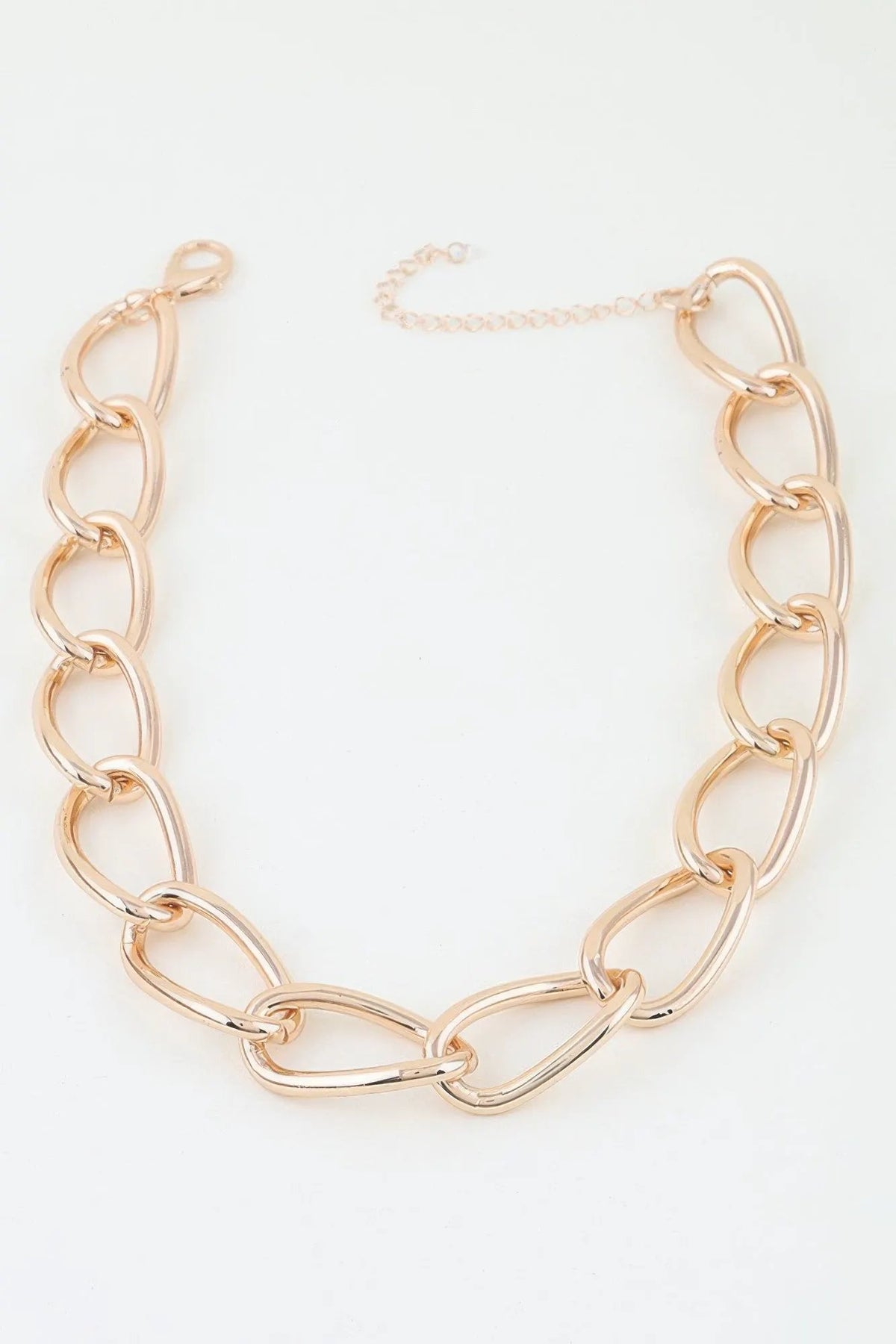 Women's Polished Twist Chain Statement Necklace Prêt-à-Porter BYMANYC ® New York - New Collection by BYMANYC New York