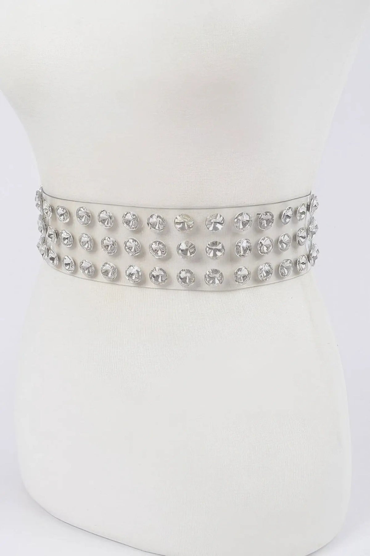 WOMEN'S BELT CHELSEA Clear Large Stone BYMANYC ® New York by BYMANYC ® New York