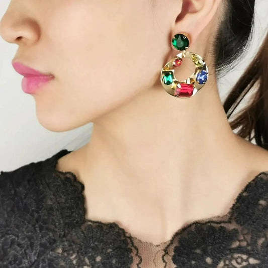 WOMEN'S EARRINGS Gold Color CARNEGIE - BYMANYC ® New York by BYMANYC ® New York