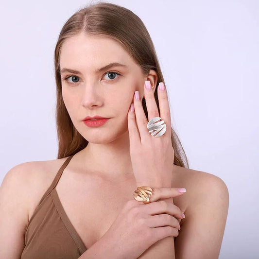 WOMEN'S RING Gold Color BROOKLYN - BYMANYC ® New York by BYMANYC ® New York