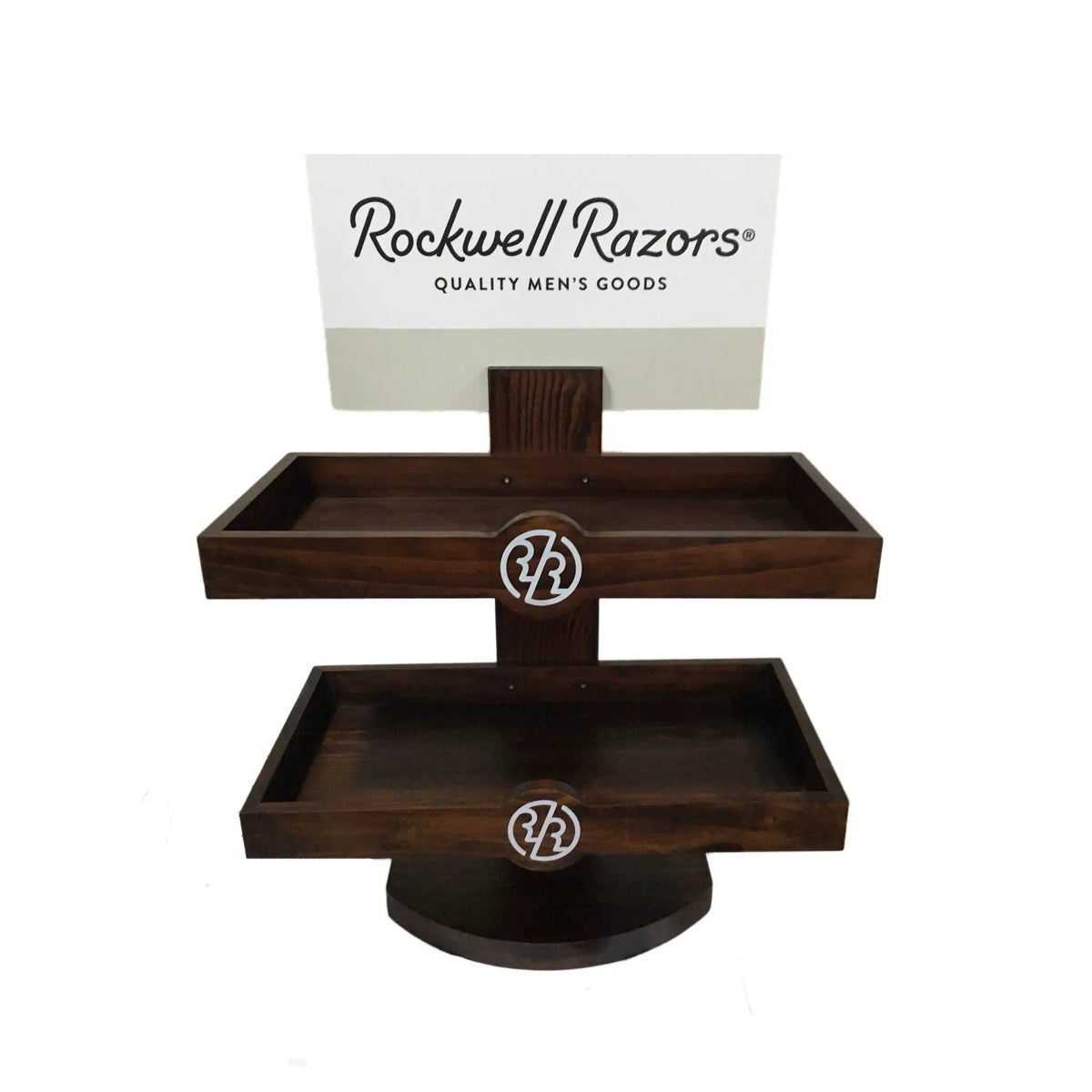 Rockwell Razors Empty Retail Two-Level Wood Display (Build Your Own) by Rockwell