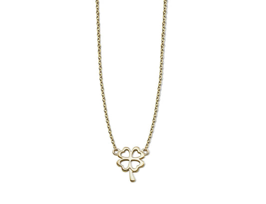 Ketting Klavertje Vier Goudkleur XN002G by Jwls4u