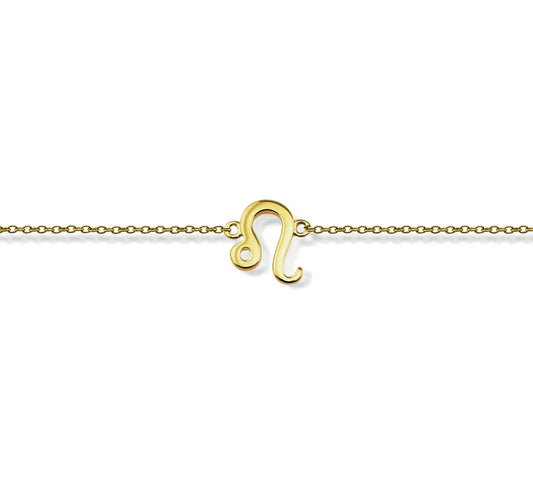 Leeuw Armband Gold-Plated Zodiac ZB008G Jwls4u by Jwls4u