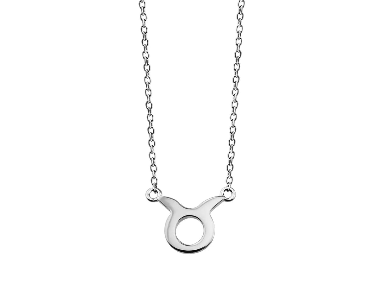 Stier Ketting Zilver Zodiac ZN005S by Jwls4u