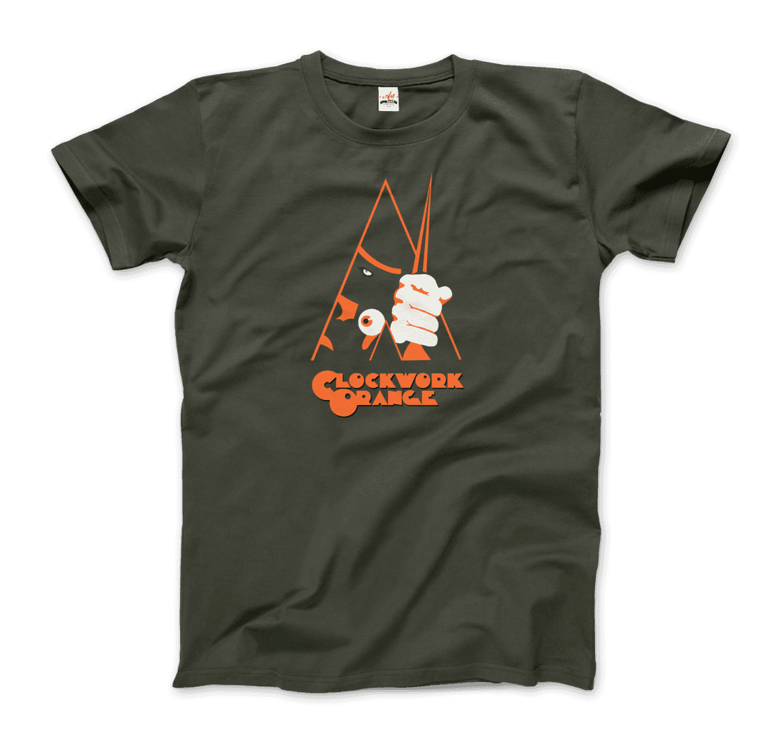 A Clockwork Orange movie artwork reproduction t-shirt by Art-O-Rama Shop