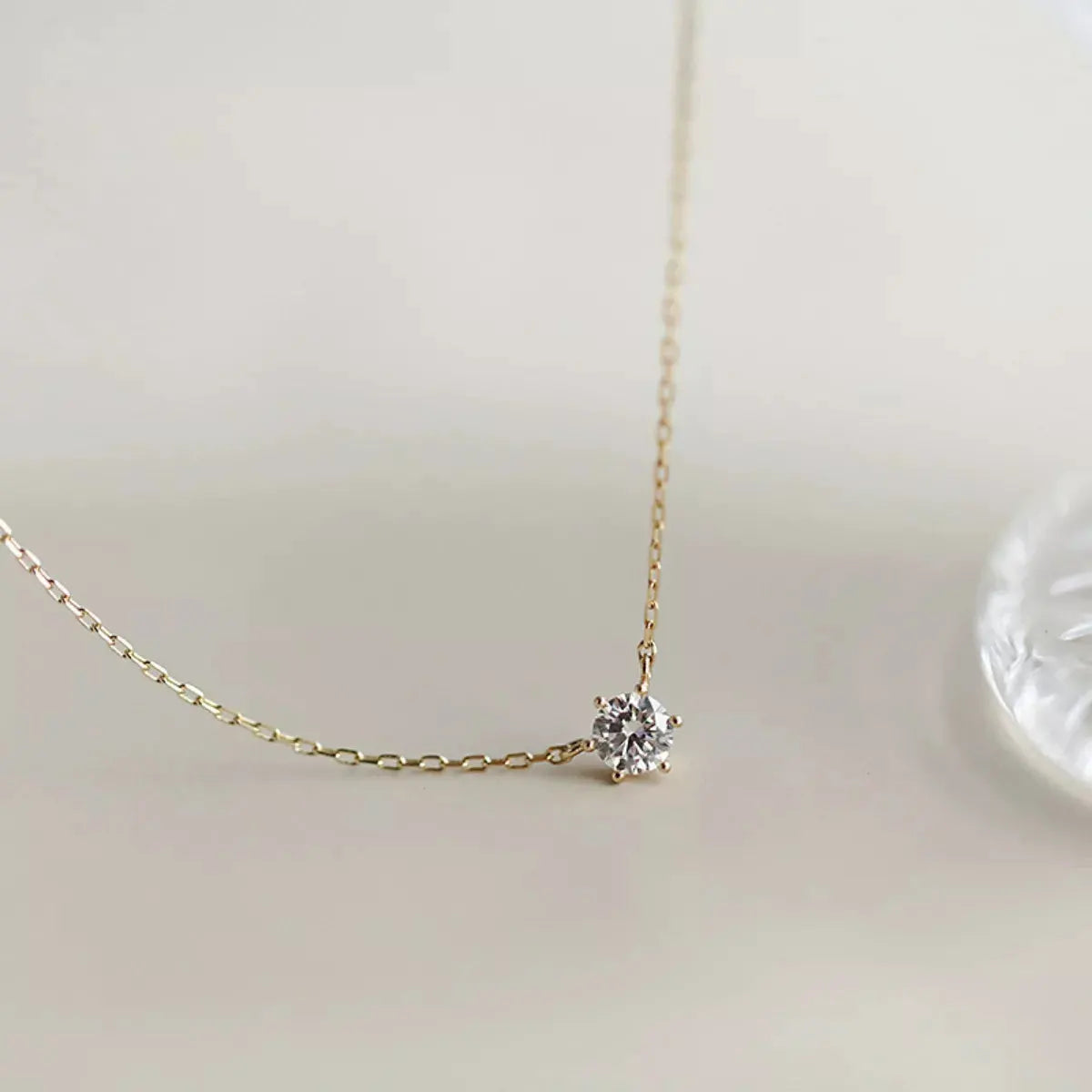 925 Sterling Silver Zircon Necklace by Partner Labels