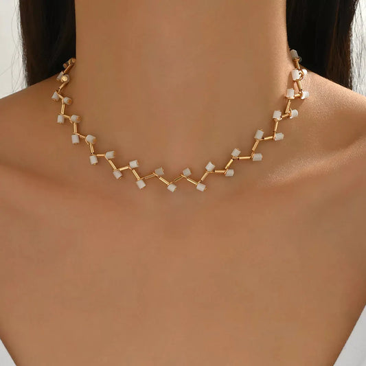 18K Gold-Plated Branch Necklace by Partner Labels